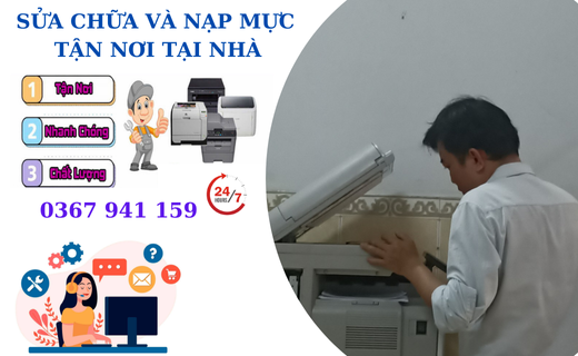 sửa chữa và nạp mực máy photocopy tại quận 5