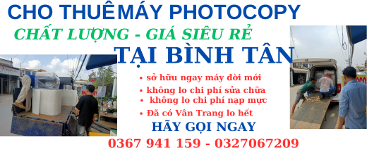 cho thuê máy photocopy tại bình tân