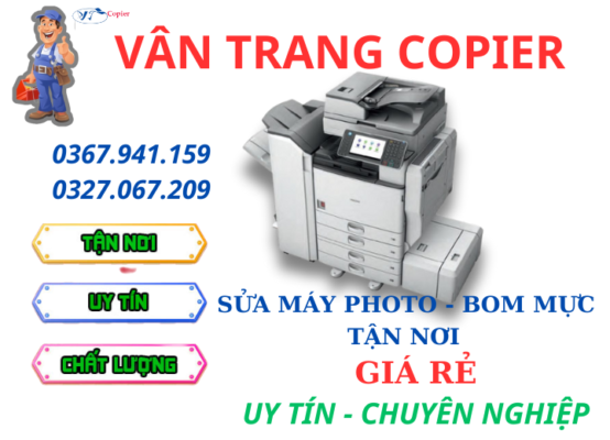 BOM MỰC MÁY PHOTOCOPY TẬN NƠI TẠI QUẬN TÂN PHÚ