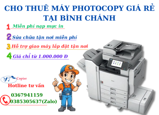 Sửa chữa máy photocopy tại hóc môn